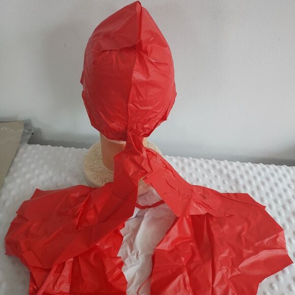 Vintage Ben Cooper Halloween Gypsy Costume Kids Size Tiny Tot (3-5) 1989 Vinyl - Picture 5 of 14